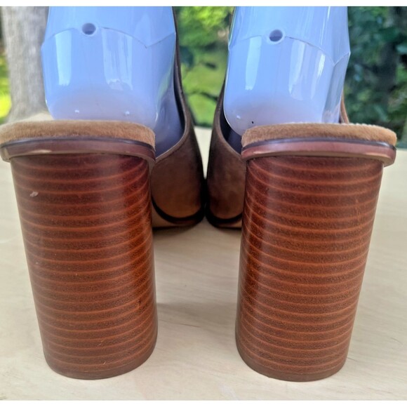 Aldo Legossa Brown Suede Leather Open Toe Mule Size US: 11 - EU: 42.5 - Picture 6 of 13